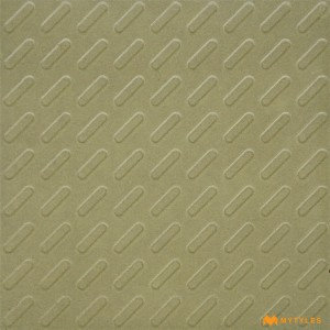 undefined-Vitrified Ivory Plain Parking Floor and Wall Code29229 (300x300mm, Matt)