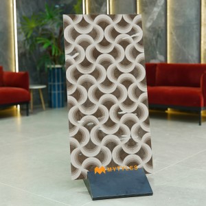 undefined-Vitrified Brown Floor and Wall Tile Code29448 (600x1200mm, Glossy)