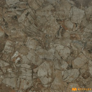 undefined-Vitrified Brown Digital Parking Floor and Wall Tile Code28803 (300x300mm, Matt)