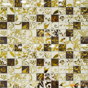 undefined-Imported Gold Highlighter Wall Tile Code36183 (300x600mm, Metallic)