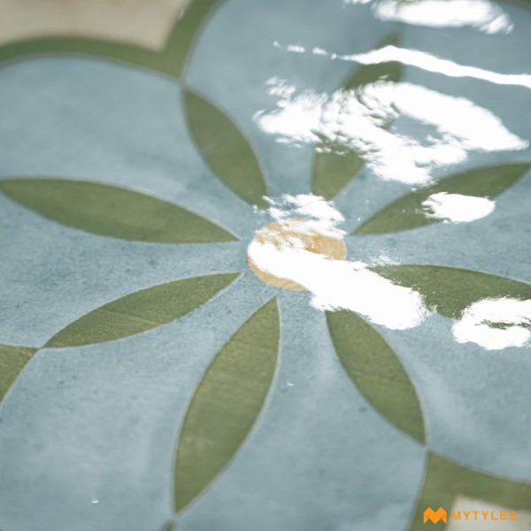 Buy 8x8 Inch Vitrified Moroccan Tile Code33168 Online| Mytyles