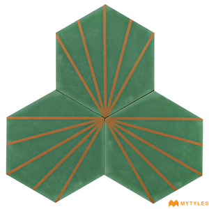 undefined-Vitrified Hexagon Tile19899 (167x182mm, Matt)