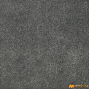 undefined-Vitrified Black Digital Parking Floor and Wall Tile Code28703 (400x400mm, Matt)