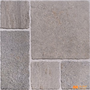 undefined-Vitrified Gray Digital Parking Floor and Wall Tile Code36835 (400x400mm, Matt)