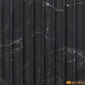 undefined-Black Louver Wall Panels Code34701 (125x2400mm, Matt)