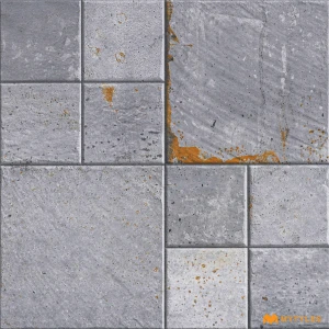 undefined-Vitrified Gray Digital Parking Floor and Wall Tile Code38334 (400x400mm, Matt)