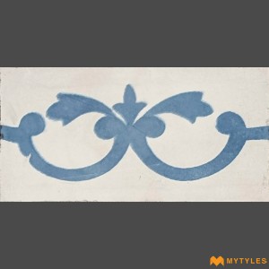 undefined-Athangudi Floor and Wall Tile Code30425 (127x254mm, Matt)