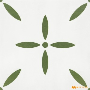 undefined-Vitrified White Moroccan Floor and Wall Tile Code27330 (300x300mm, Matt)