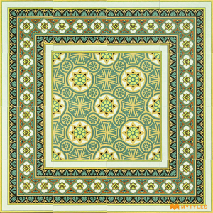 undefined-Carpet Design Floor and Wall Tile Code27349C (300x300mm, Matt)