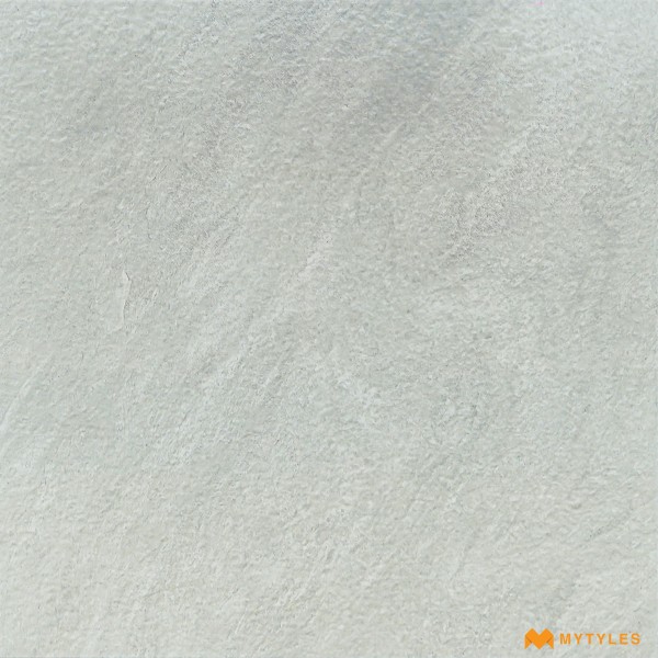 Rustic Matt Floor Tile-Vitrified White Digital Parking Floor and Wall Tile Code33324 (600x600mm, Matt)