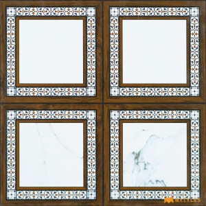 undefined-White Carpet Floor and Wall Tile Code29291A (300x300mm, Matt)