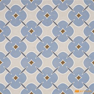 undefined-Ceramic Blue Moroccan Floor and Wall Tile Code29776 (300x300mm,Matt)