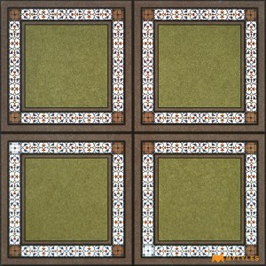 undefined-Green Carpet Floor and Wall Tile Code29290A (300x300mm, Matt)