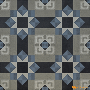 undefined-Vitrified Moroccan Tile Code20705 (600x600mm, Matt)