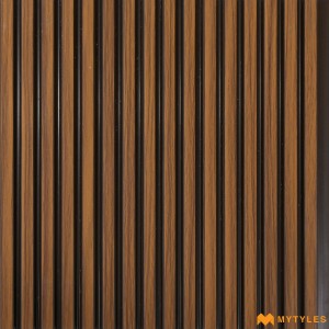 undefined-Brown Louver Wall Panels Code34786 (150x2400mm, Matt)