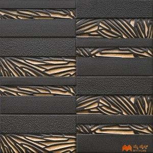 undefined-Ceramic Black Elevation Wall Tile Code37597 (300x600mm, Matt)