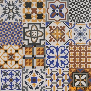 undefined-Porcelain Moroccan Tile Code23441 (600x600mm, Matt)
