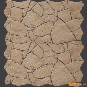 undefined-Ceramic Brown Elevation Wall Tile Code34659 (310x560mm, Matt)