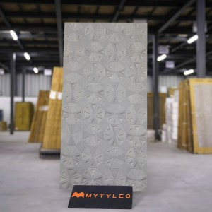 undefined-Vitrified Gray Textured Wall Tile Code36171 (600x1200mm, Matt)