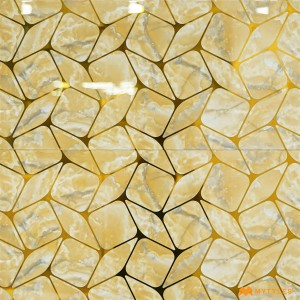 undefined-Gold Highlighter Wall Tile Code31367 (300x600mm, Metallic)