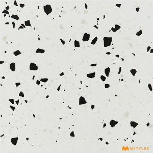 undefined-Ceramic White Terrazzo Floor and Wall Tile Code27430 (300x300mm, Matt)