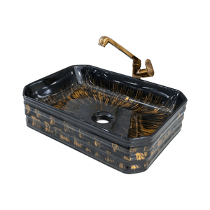 undefined-Fancy Ceramic Designer Wash Basin Code19046 (340x460x125mm, Glossy)-8124 C40