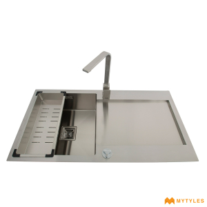 undefined-Futura Kitchen Sink - Intelligent Sink Series FS 3920 IS (39x20x9 Inch, Single Bowl)
