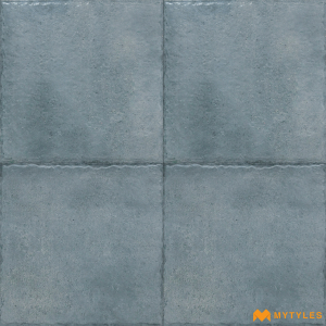 undefined-Vitrified Blue Digital Parking Floor and Wall Tile Code19103 (400x400mm, Matt)