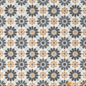 undefined-Vitrified Yellow Moroccan Floor and Wall Tile Code27907 (600x600mm, Matt)