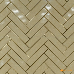 undefined-Ceramic Cream Highlighter Wall Tile Code31500 (300x600mm, Metallic)