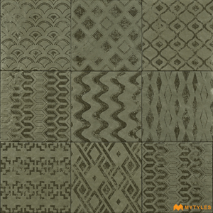 undefined-Ceramic Moroccan Tile Code19598 (200x200mm, Matt)