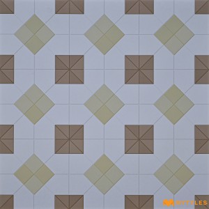 Buy 2x2 Ft Imported Geometric Floor Tile Code11296 Online 