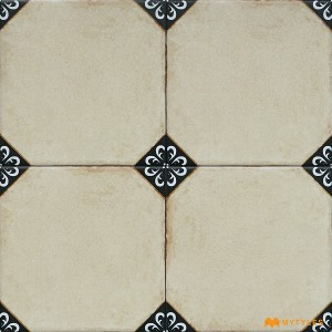 undefined-Vitrified Cream Moroccan Floor and Wall Tile Code29348 (200x200mm, Matt)