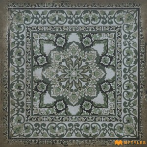 undefined-Vitrified Moroccan Brown Tile Code29825 (600x600mm, Matt)