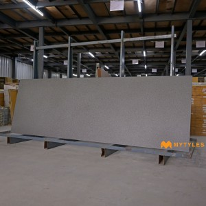 undefined-Full Body Vitrified Gray Slab Floor and Wall Tile Code33477 (800x2400mm, Matt)