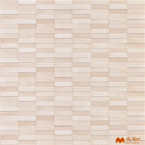 undefined-Imported Cream Textured Wall Tile Code38005 (400x1200mm, Matt)