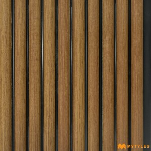 undefined-Brown Louver Wall Panels Code34795 (6Inchx8Feet, Matt)