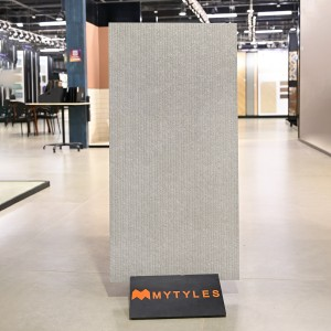 undefined-Vitrified Gray Textured Wall Tile Code36939 (600x1200mm, Matt)