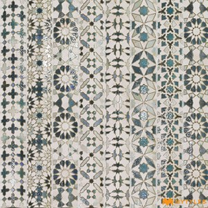 undefined-Ceramic Moroccan Wall Tile Code23647 (300x300mm, Glossy)