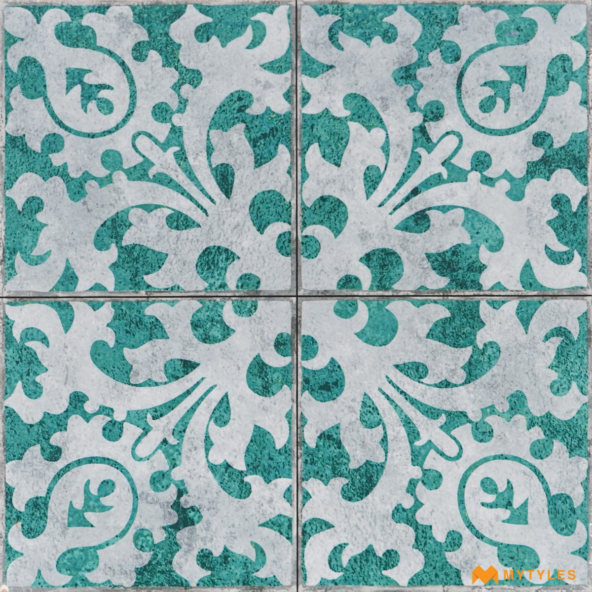 Buy Blue Moroccan Ceramic 300x300 mm Matt Tile