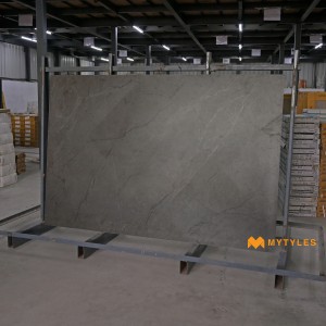 undefined-Vitrified Black Floor and Wall Tile Code33337 (1200x1800mm, Satin)