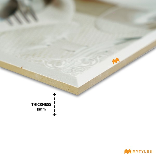 Buy White Ceramic Kitchen Wall Tile Code27742HL1 | MyTyles