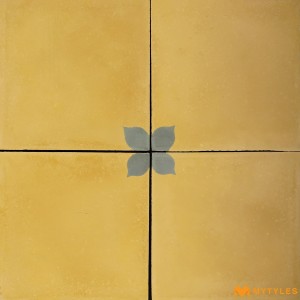 undefined-Athangudi Floor and Wall Tile Code30383 (254x254mm, Matt)