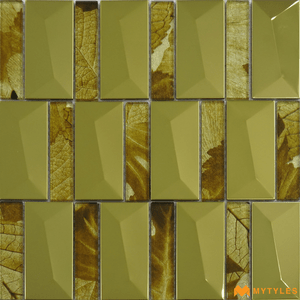 undefined-Mossaic Metal Tile Code23670 (300x300mm, Metallic)