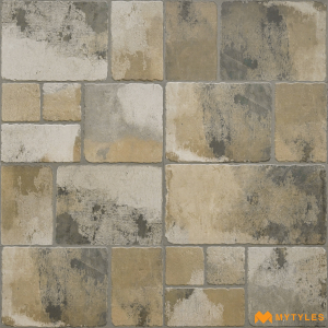 undefined-Vitrified Modular Parking Tile Code27102 (300x600mm, Rustic)