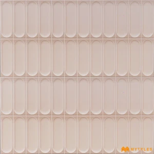 undefined-Cream Peach Capsule Matt Ceramic Wall Tile Code40291 300x600mm 6Pc Pack