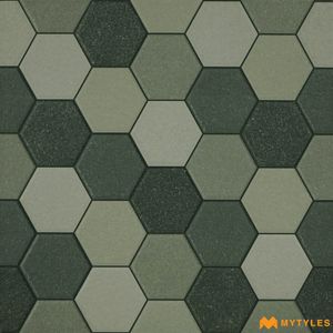 undefined-Vitrified Digital Parking Tile Code23249 (400x400mm, Matt)