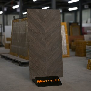 undefined-Vitrified Brown Wooden Floor and Wall Tile Code30433 (600x1200mm, Matt)