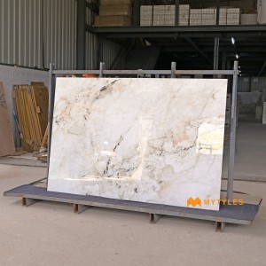 undefined-Vitrified Beige Floor and Wall Tile Code35706 (1200x1800mm, Glossy)
