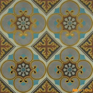 undefined-Vitrified Moroccan Tile Code19062 (300x300mm, Metallic)